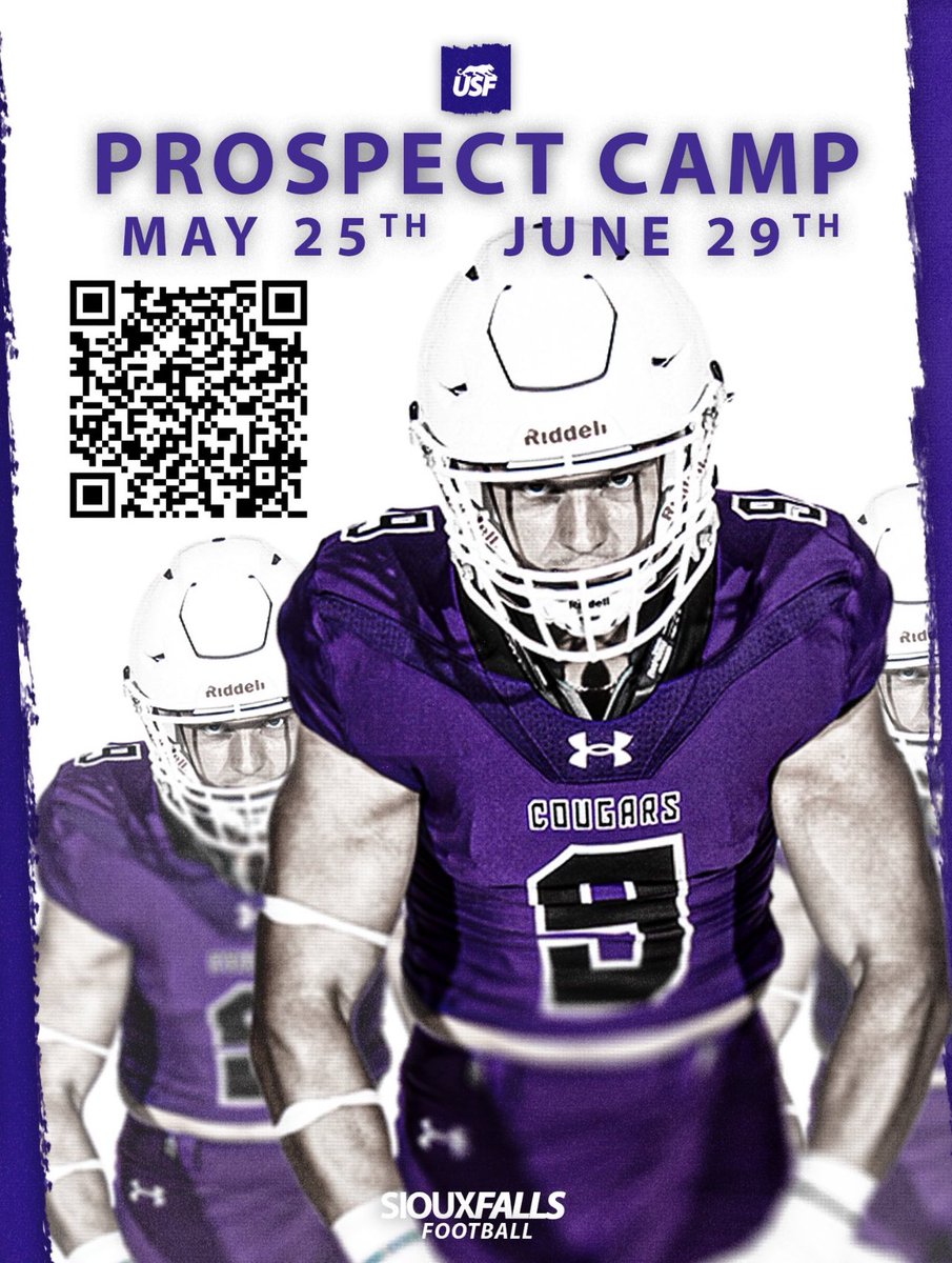 If you want to: ✅ Get Better ✅ Get Evaluated ✅ Compete Against The Best Make sure you check out our prospect camps at Sioux Falls this summer! **Open to athletes in grades 9-12** ⏰ is ticking… 🔗: webapps.usiouxfalls.edu/athletics/camp…