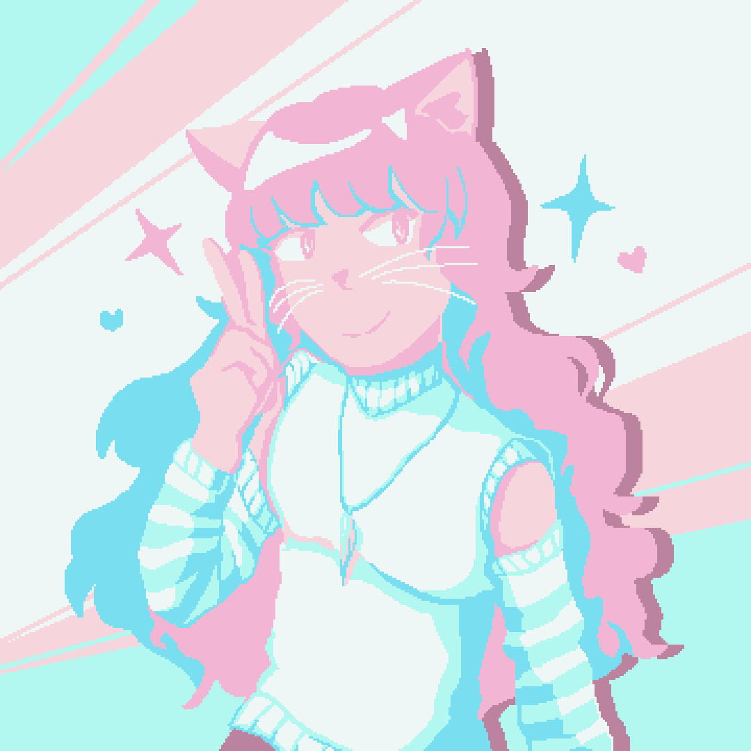 pretty colors!! ft my oc er 💞💞