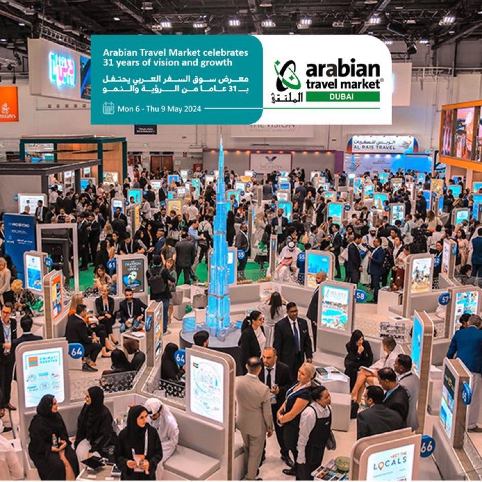 .@DWTCOfficial is set to host the 31st edition of @ATMDubai from 6 to 9 May 2024. Arabian Travel Market excels at connecting products and destinations from all around the world with buyers and travel trade visitors, creating significant business opportunities over four days.…