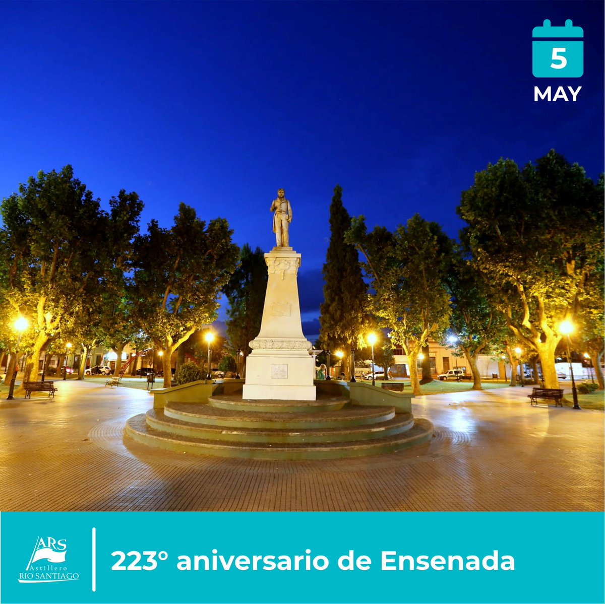 ¡Saludamos Ensenada en su 223 aniversario! En esta ciudad, sede de uno de los principales polos industriales de la provincia, se encuentra nuestra fábrica naval, a las orillas del río Santiago, brindándonos una ubicación estratégica para fabricar y reparar buques de gran porte.