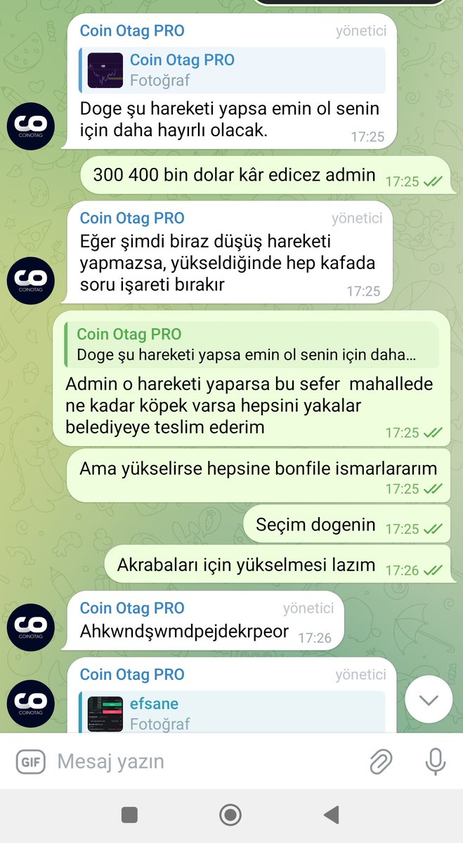 Doge coin hakkında coin otağı yönetimi ile hasbihal ettik Not: bu işlem kırmızıdan yeşile dönmeden önce beni takip edip bu twiti beğenmiş olun :)