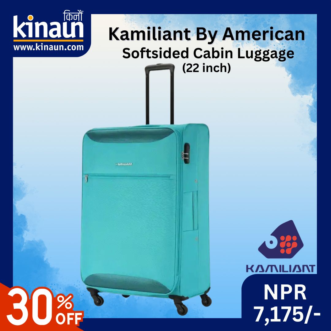 Flat 30% OFF on Kamiliant By American Tourister Zaka Polyester 22 inch Softsided Cabin Luggage
kinaun.com/product/kamili…

#Kamiliant #AmericanTourister #suitcase #luggage #discount #offer #kinaunshopping #किनौं