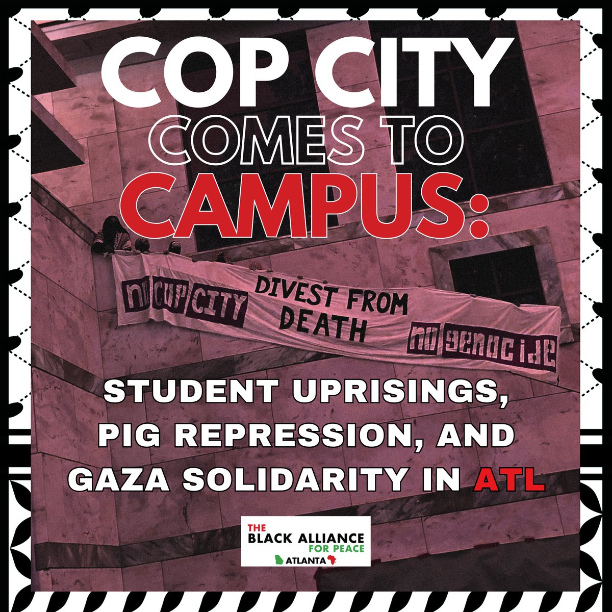 🧵 Over the last week, pigs in Atlanta/Georgia have shown the world exactly why we must #StopCopCity. The brutal force against protesters, chemical weapon attacks on students, and mass arrests are exactly what we've warned about.