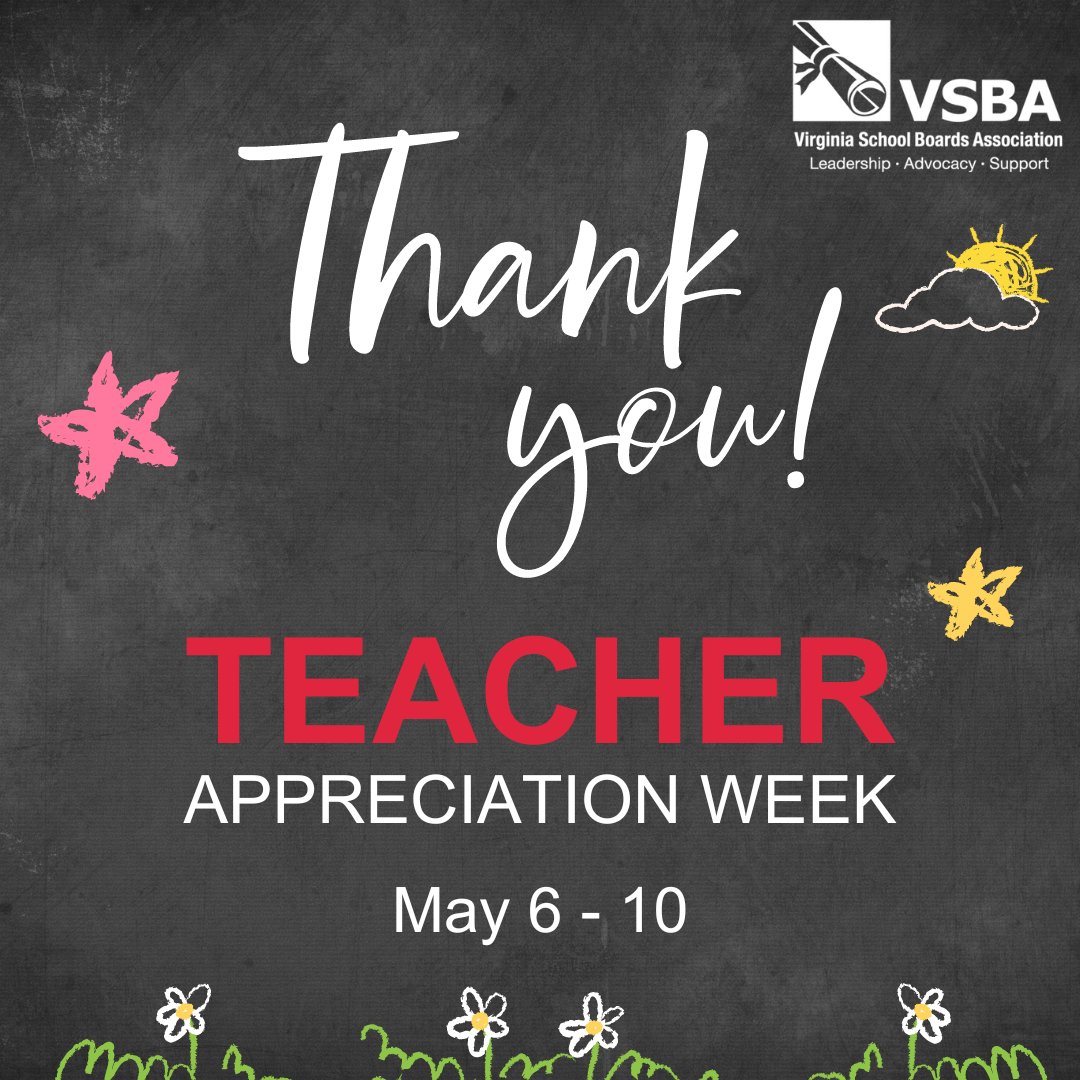 Happy #TeacherAppreciationWeek! Thank you to all of our amazing teachers. We hope you have an awesome week!