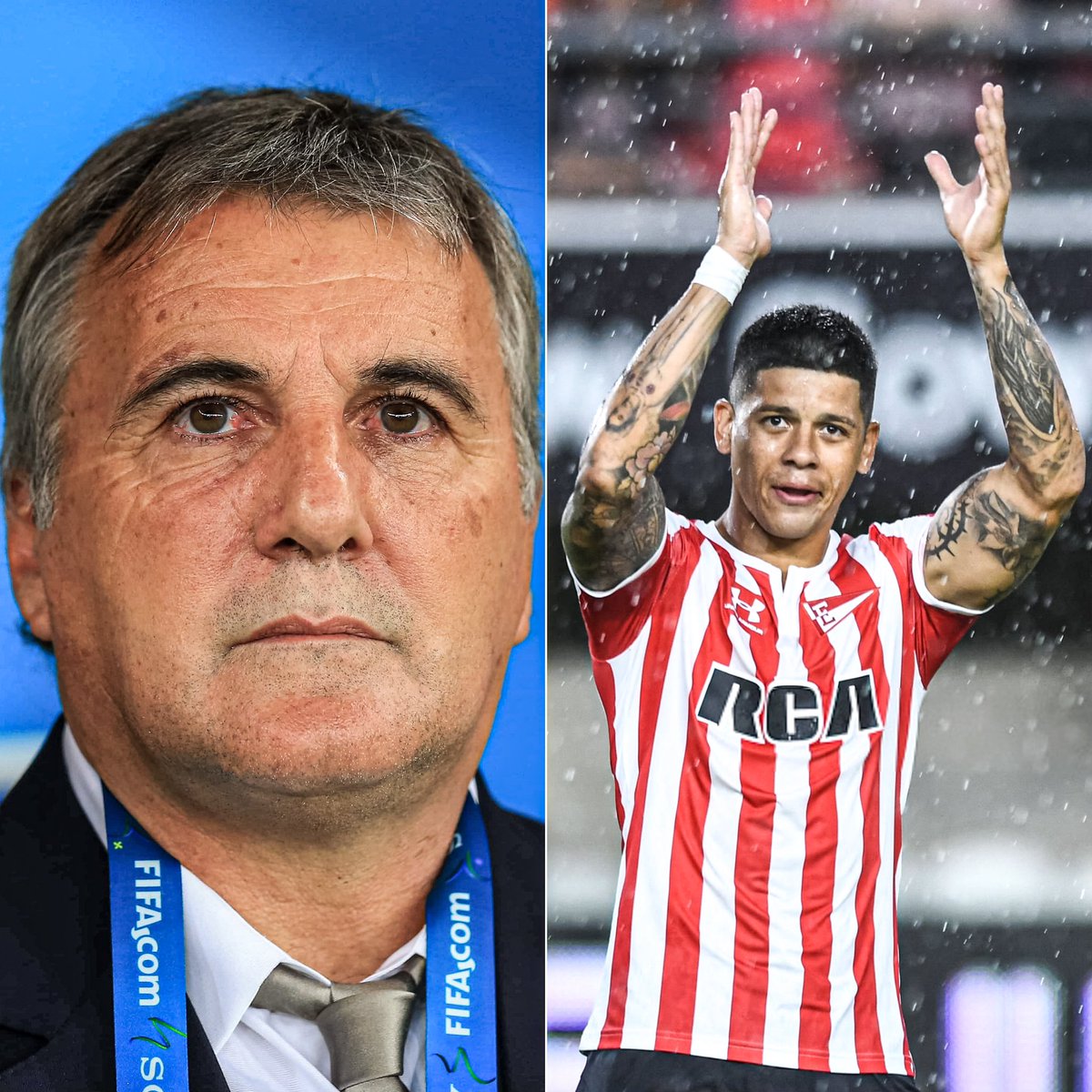 🗣️ Claudio Gugnali, ex ayudante de Alejandro Sabella, sobre Marcos Rojo en @TNTSportsAR: “A Marcos lo adoro, lo admiro como jugador. En la Selección fue un señor. Muchos me decían: ‘¿Va a jugar Marcos en el Mundial de Brasil?’ Y terminó formando parte del equipo ideal, fue el…