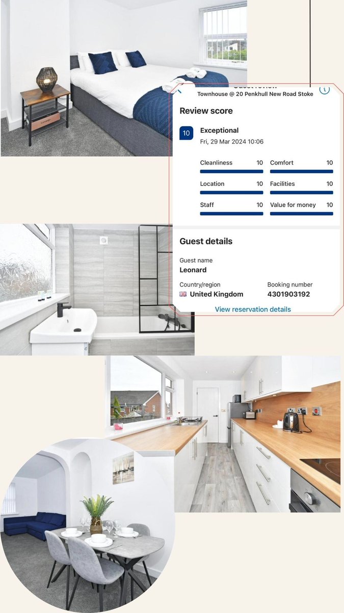 Thrilled to share another glowing review!🤩 Our guests love the pristine condition of our properties, a testament to our top-notch management. 💯#PropertyManagement #HMOLandlords #StokeLandlords #StokeOnTrent #ValueForMoney