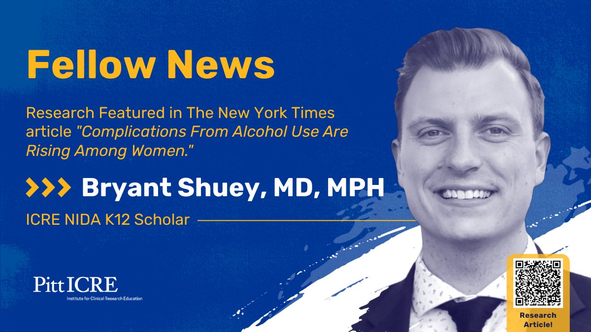 Congratulations to @NIDAnews #K12Scholar @BryantShuey for having his research featured in @nytimes! Read the piece here: nytimes.com/2024/04/12/wel…
