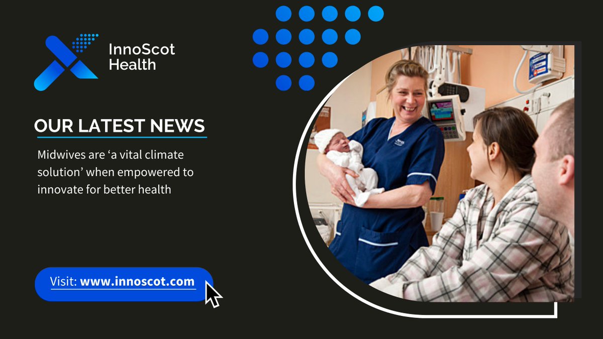 As a formal @NHSScotland partner, InnoScot Health is joining others around the world in celebrating International Day of the Midwife this Sunday (5 May) and supporting its innovation-led sustainability message. #IDM2024 Read more 👉 bit.ly/3JM1MRI