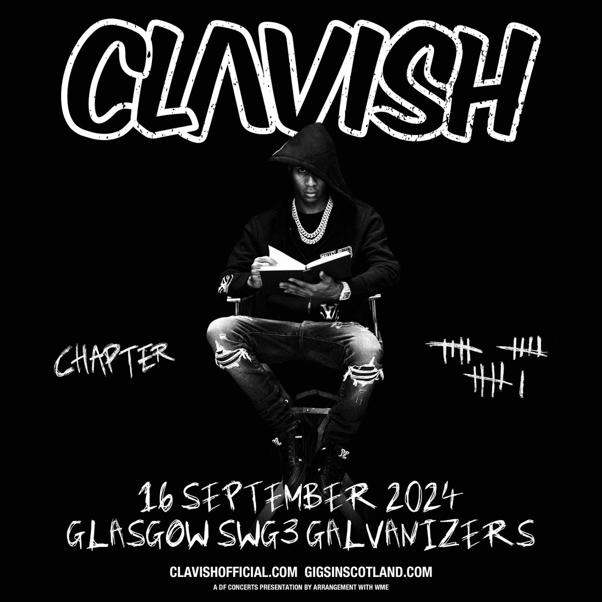 JUST ANNOUNCED 🚨» Clavish @SWG3glasgow | 16th September 2024 MORE INFO ⇾ gigss.co/clavish