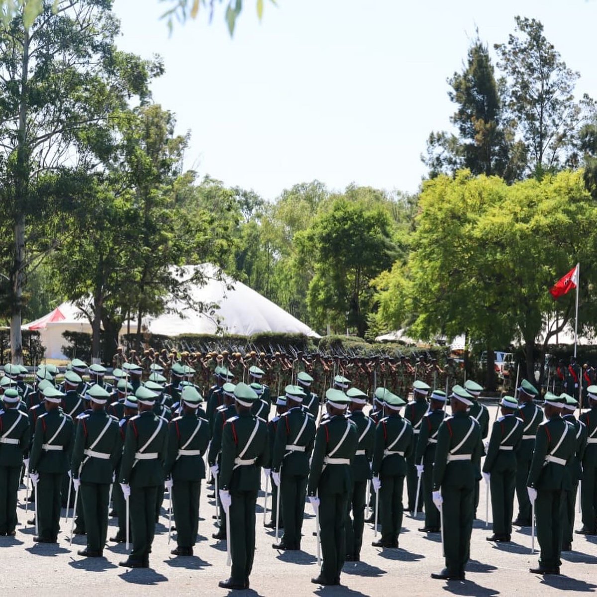 Today, as Commander in Chief, I'm honoured to preside over the Commissioning Parade of the Regular Officer Cadet Course. Congratulations to the 182 junior officers graduating, including 44 remarkable female cadets. Your dedication inspires us all 🇿🇼
