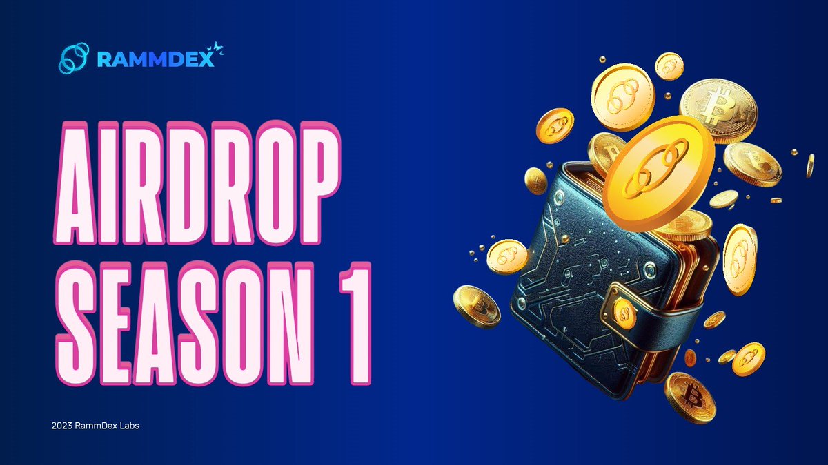 Dive into @Rammdex🦋   Airdrop Season 1 for Tokens, USDT, & generous referral commissions tied to trading volume. Don't miss out! 

#RammDexAirdropSeason1 🌟💰🚀
#RammDex #Ramm #AirdropSeason1 #RammDexAirdrop #RammDexSeason1 #CryptoGems #Newlisting #GameFi
