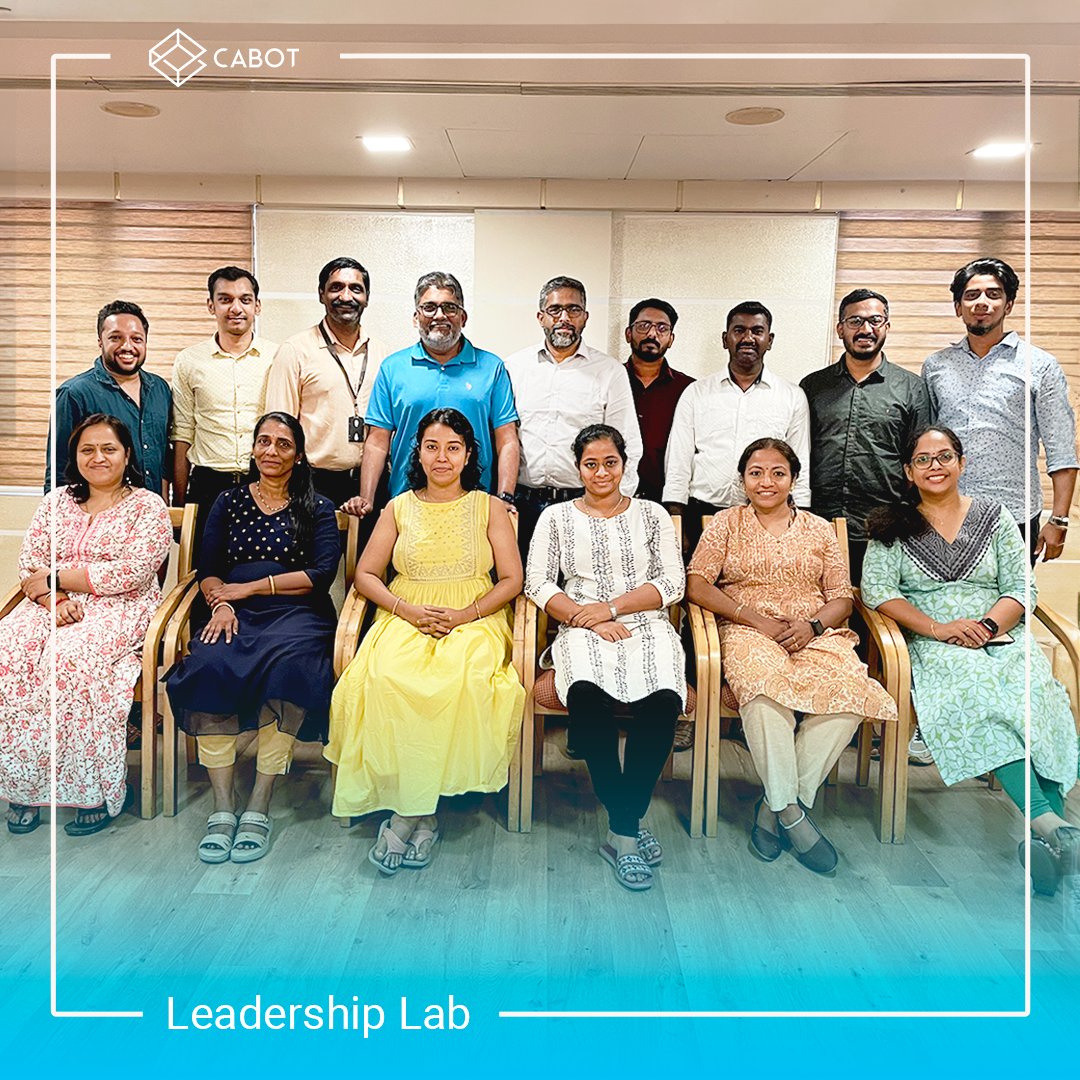 A glimpse into an inspiring #LeadershipLab session with Cabot's visionary leaders! From dynamic internal POC demos to insightful goal presentations, we delved deep into existing and new client projects, fueled by our shared commitment to innovation and excellence.