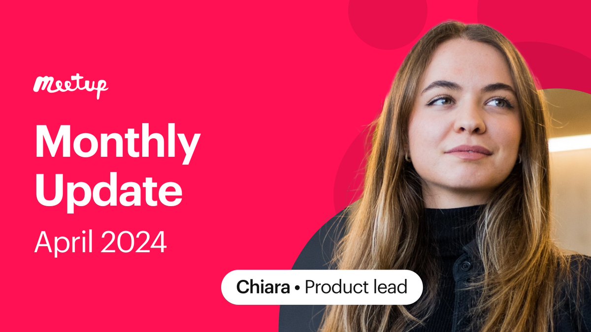 Last month at Meetup, we focused on important backend migrations, critical bug fixes, and interface improvements. Product lead Chiara Vivaldi shares more! 📹 youtu.be/hEDMRwSAjG0 . .