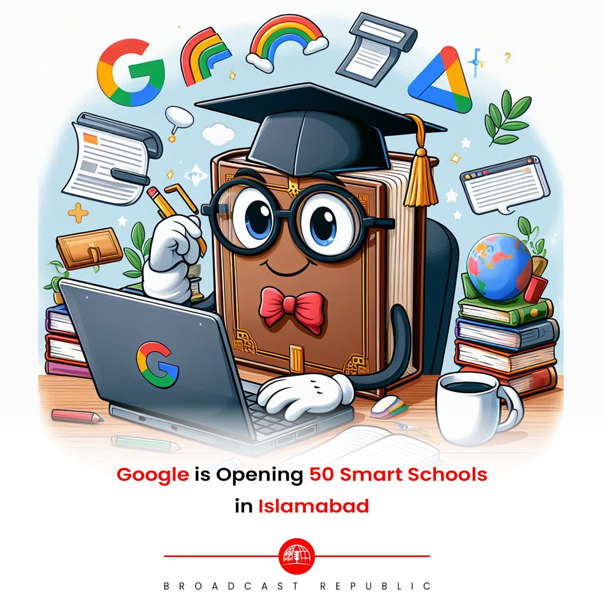 Google, in collaboration with Tech Valley, is set to establish 50 smart schools in Islamabad, Pakistan. #BroadcastRepublic #Google #SmartSchools #Education #Pakistan #Equality #Empowerment 🌐 Read More: Broadcastrepublic.com