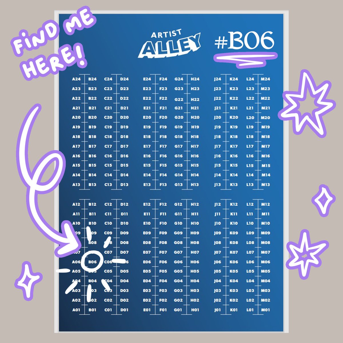For the first time ever, I have a table at MCM London Comic Con from 24th-26th May 2024! feel free to drop by even if it's just to say hello :) Come find me at #B06 in the Artist Alley!