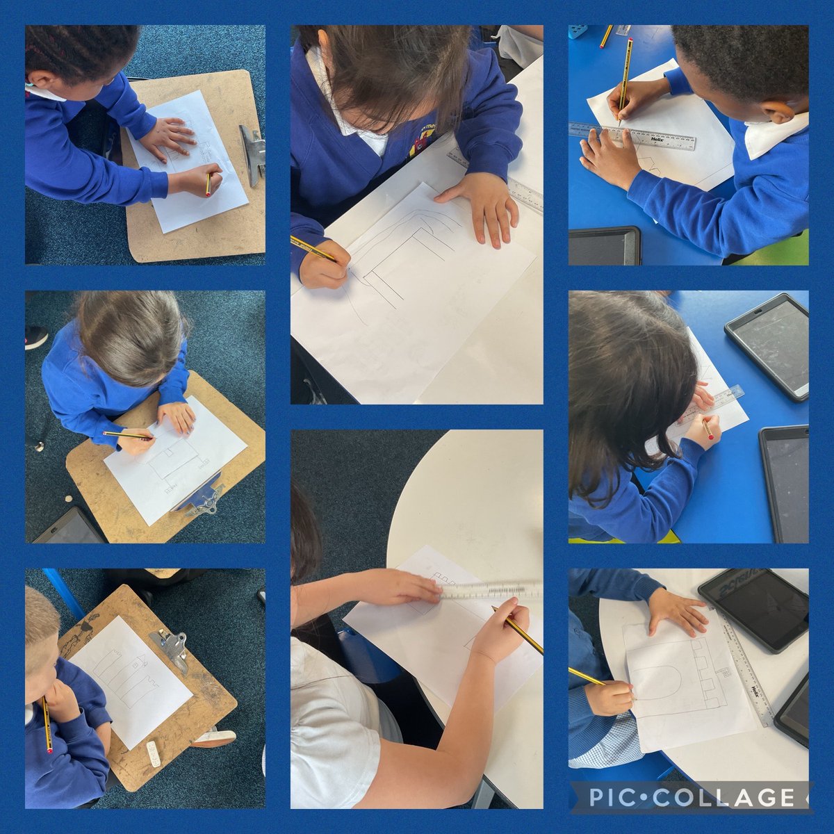 Y3 began their new DT unit by looking at features and sketching a castle. They are ready to design a castle for their next lesson🏰 @CNicholson_Edu