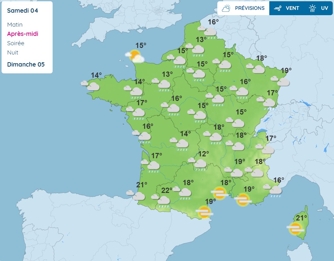 Météo du week-end : 0/5 (@meteofrance ). Meilleure comédie de l'année : 4,4/5 (note certifiée spectateurs UGC). Y'a plus qu'à réserver 👉bit.ly/4b7Nnvm #UnPtitTrucEnPlus