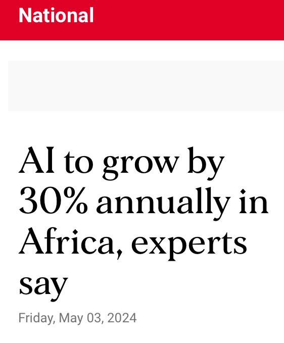 Just seen an article that Ai will grow by 30% in Africa.
CRINGE.
Clearly this is BS. Africa should be the last to put itself in this FOMO. The US is at the forefront of this tech but it hasn't yet fig out the way forward. EU/China fidgeting. Where does Africa get the audacity?