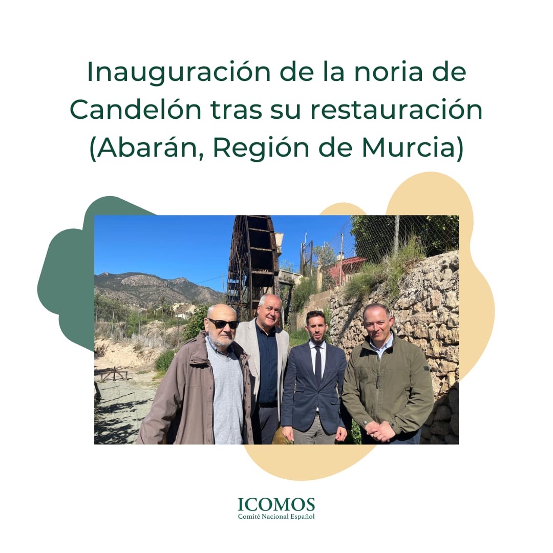 👉Decíamos que el presidente Juan Carlos Molina Gaitán acudió a la inauguración de la restauración de la #noriadeCandelón.

📸Junto a él, José Francisco Lajara (Dir. General de #PatrimonioCultural), Jesús Gómez (alcalde de Abarán) y Jaime Tornero (primer teniente alcalde).

👉