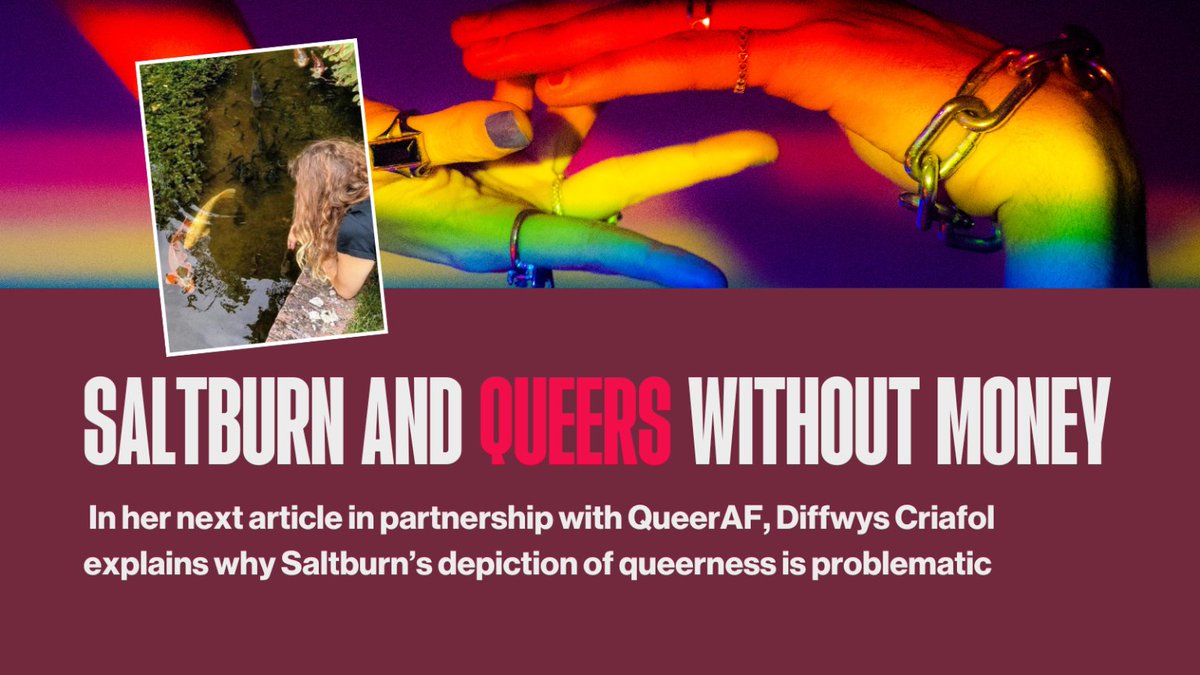 Blogs from @JournalismCymru x @WeAreQueerAF: 🔸Indie games are leading the way on queer stories, where are the big studios? - @SlewisWriting 🔹Saltburn, Queers Without Money and the power of cinema for queer self-actualisation - @DiffwysCriafol amam.cymru/inclusivejourn…