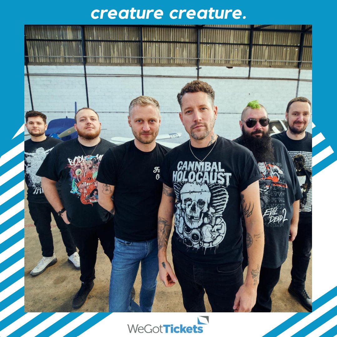 Brighton alt-rockers @creature_tweets head out on an extensive tour this June. Find a show near you. @Theblack_heart | #heartbreakers | @FuelCardiff | @thehopeandruin | @RecordJunkee | @gulliverspub | #thefightingcocks | #thevictoria | @SantiagoLeeds 🎟️ wegottickets.com/af/586/Creatur…