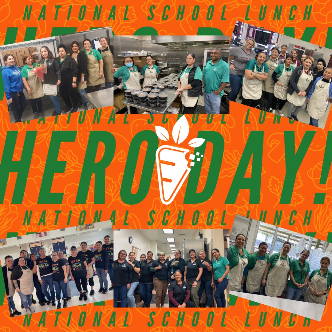 This National School Lunch Hero Day, we want to express our heartfelt gratitude to our amazing TerraBites lunch heroes! From preparing delicious meals to creating a welcoming environment in the cafeteria, you make a difference for our students every single day. 
💚🥕🧡🥕💚🥕🧡