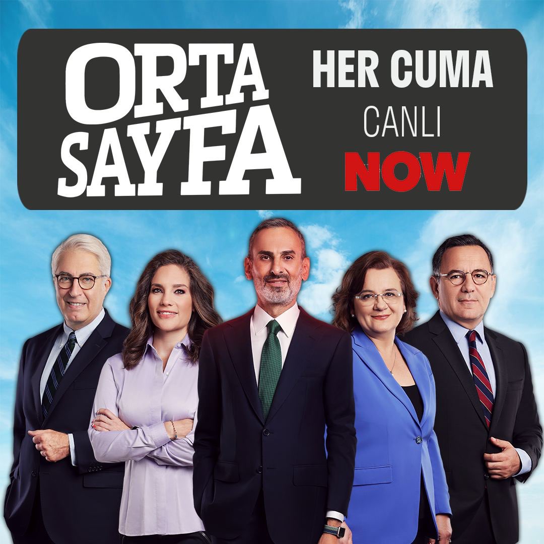 #OrtaSayfa deneyimli gazetecilerin yorumları ve en sıcak kulis bilgileriyle bu akşam canlı yayınla #NOW’da! @dogansenturk @MuratYetkin2 @cigdemtoker @nevsinmengu @Deniz_Zeyrek