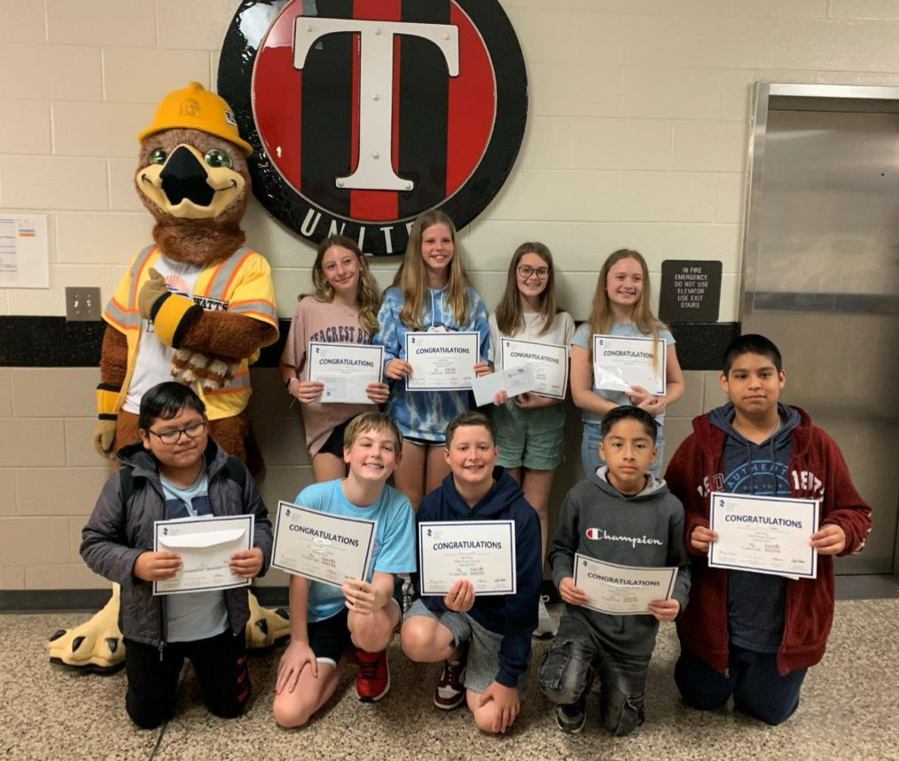 Congratulations to the STEM Essay award winners at Teasley Middle School. Keep up the great work!