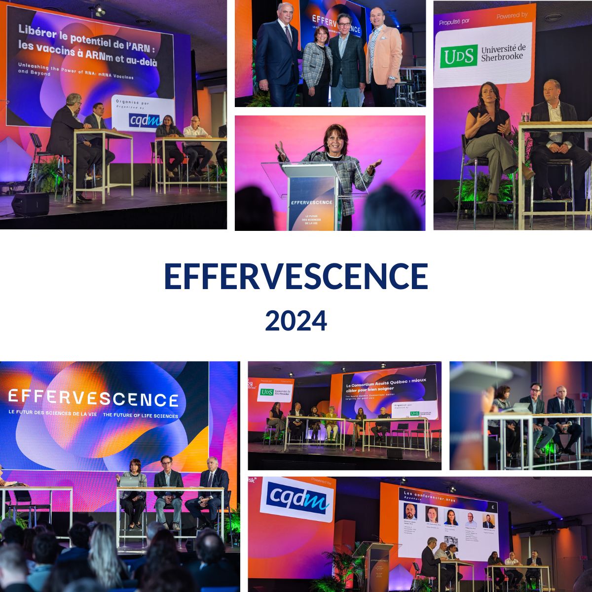 We were honored to be invited to @EffervescenceV conferences, where we presented two major projects: creation of a global hub for RNA-based therapies and funding for a research project on diabetic kidney disease. More information on our news 👉: cqdm.org/en/news/
