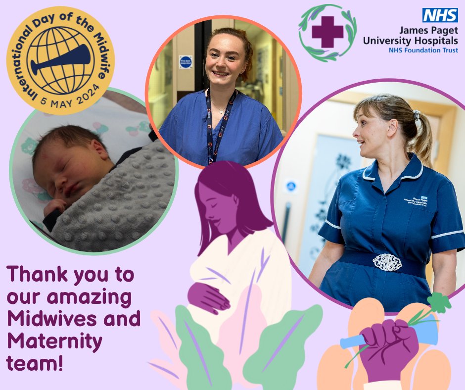 Today is International Day of the Midwife, and we want to shine a light on our fantastic Midwives. Thank you all for the wonderful work you do!