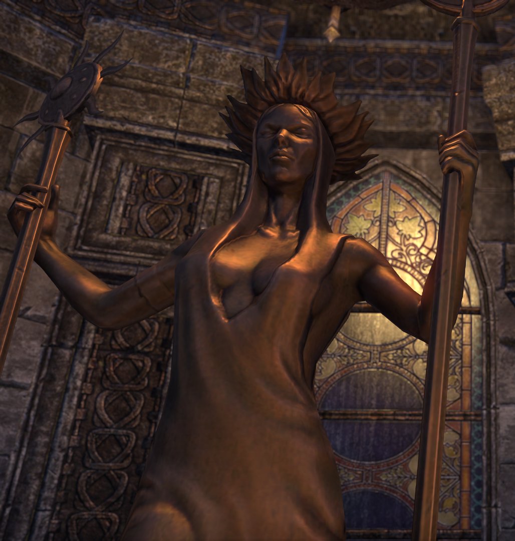 Statue of Azura, the Queen of Dusk and Dawn 

#ElderScrollsOnline #ESO #TESO #ESOFam