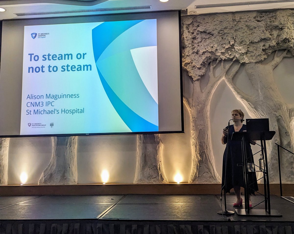 'To steam or not to steam'... let's see. Speaker CNM3 IPC Alison Maguinness #IPCI24 @emerward @TracyEganDoc @JerryJincy