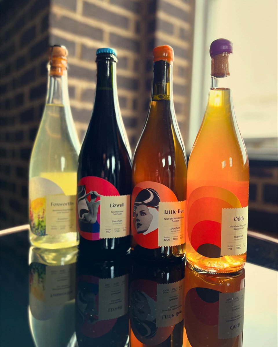 After Dave’s recent visit to @SharphamWines, we’ve got some new English wines in stock… as well as some old favourites. *warm filter to pretend it’s not lashing down outside 🙄