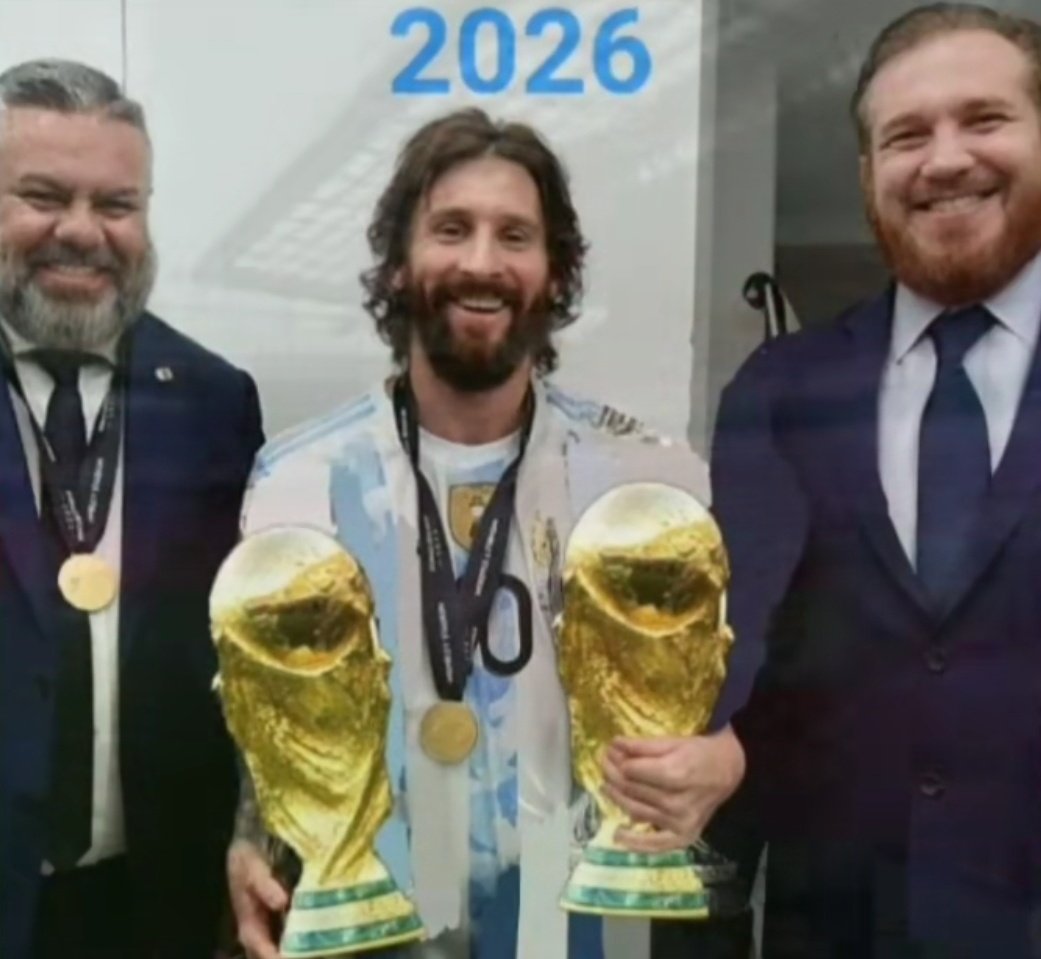 I'm from the future, Lionel Messi is winning the World Cup 2026. 👀🐐
