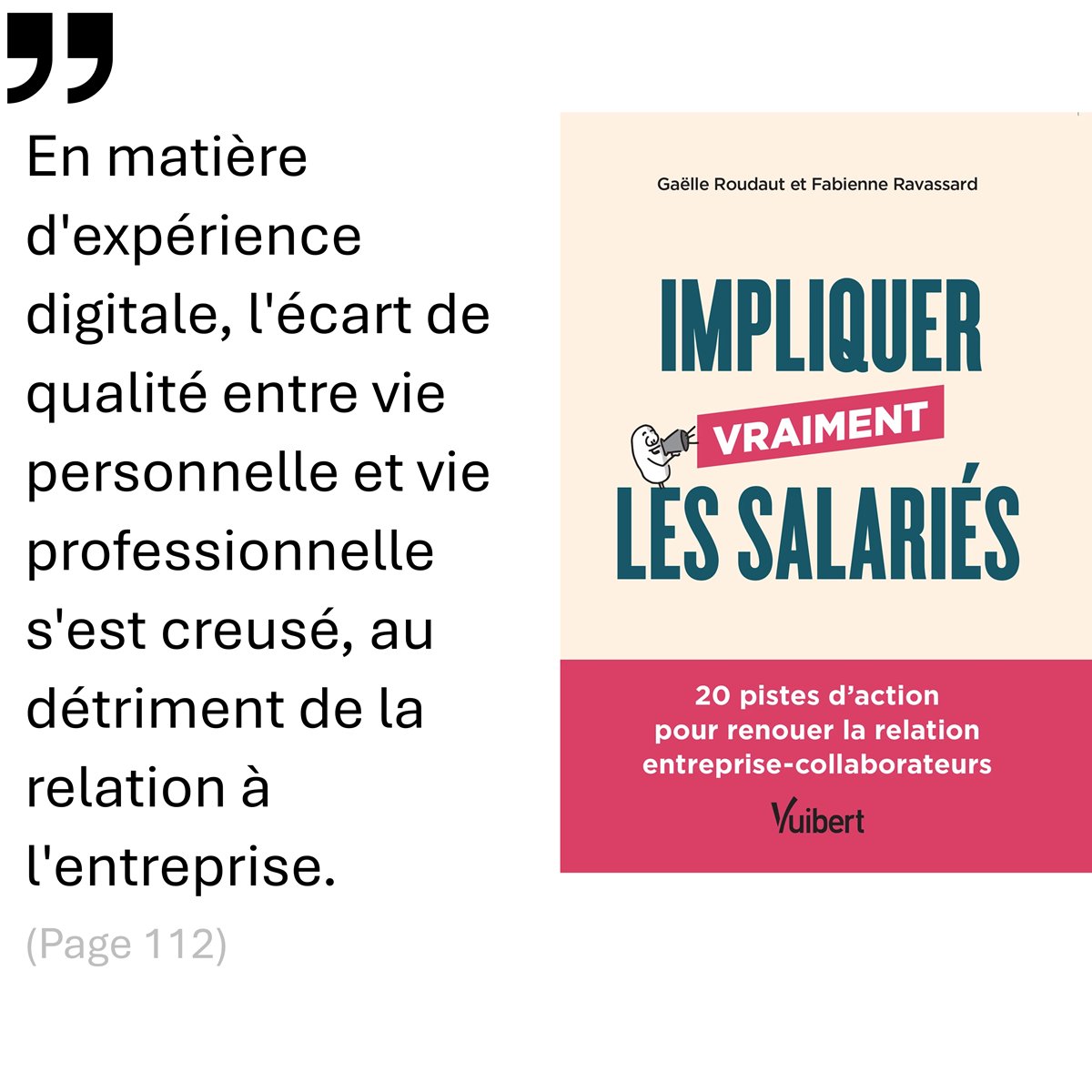 Impliquer vraiment les salariés, livre à découvrir ici ▶️ michaeltartar.com/2024/05/03/imp… @EditionsVuibert <a href="/dimmup_fr/">DIMM.UP</a> #vendredilecture
