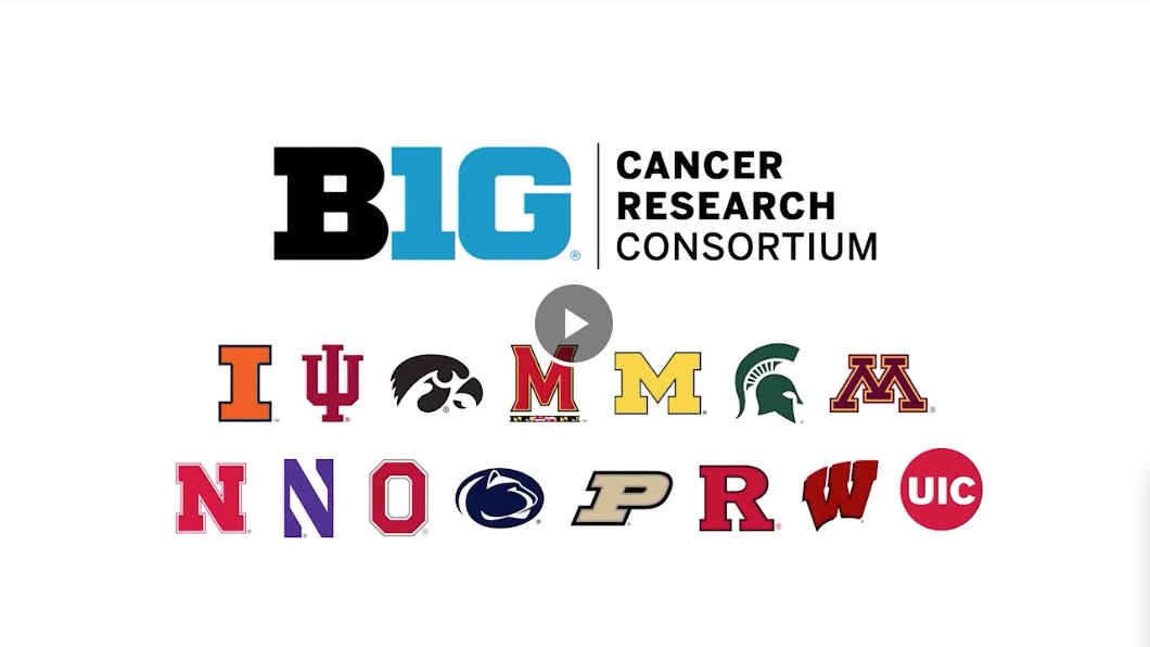 We're thrilled to unveil the latest Big Ten CRC public service announcement! Cancer is the one opponent that unites the entire @BigTen, and this video underscores our commitment to transforming cancer research and improving lives. youtube.com/watch?v=eC0kEn… #BIGTENvsCancer