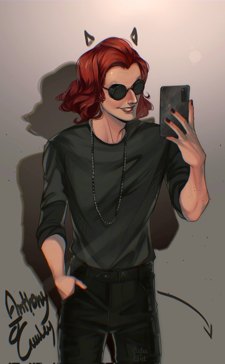 # CrowleyInventedSelfies 

#goodomens
#ineffablehusbands 
#goodomensfanart