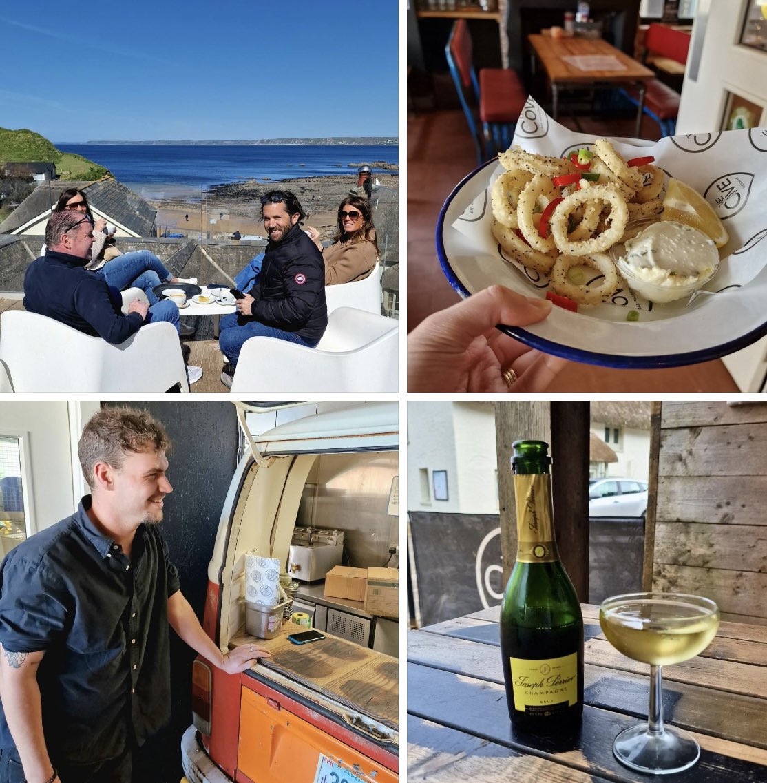 ☀It's Bank Holiday weekend... and we are ready for you!☀ The sun's shining on the terrace, the sea's glistening in the bay- the views could not be more spectacular! #hopecove #salcombe