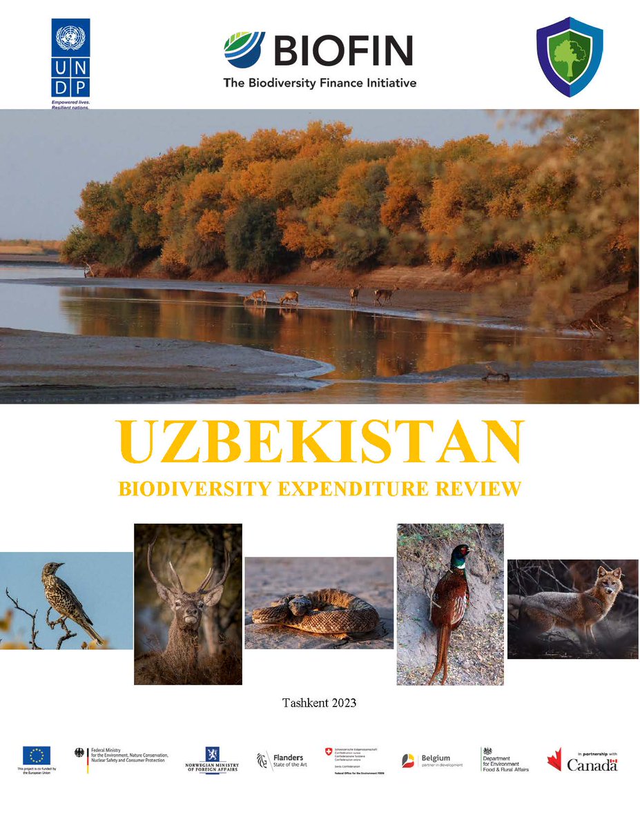 Uzbekistan's biodiversity expenditure report found that only 0.5% of the national budget was spent on environment & biodiversity in 2022. This highlights the urgent need for a robust budget tagging system to align spending with #biodiversity commitments. biofin.org/knowledge-prod…