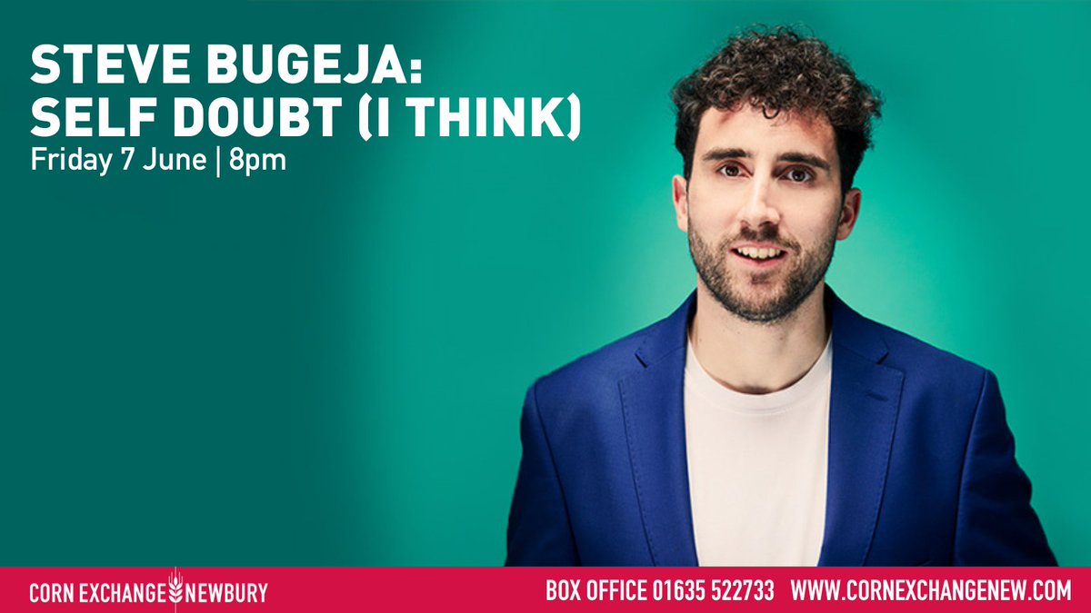Don't miss a night of hilarious comedy with the fantastic @SteveBugeja at @CornExchange on Fri 7 Jun! Steve returns to the Corn Exchange after appearing in a number of our popular Comedy Network nights. Find out more or book now: cornexchangenew.com/event/steve-bu… #Newbury #Comedy