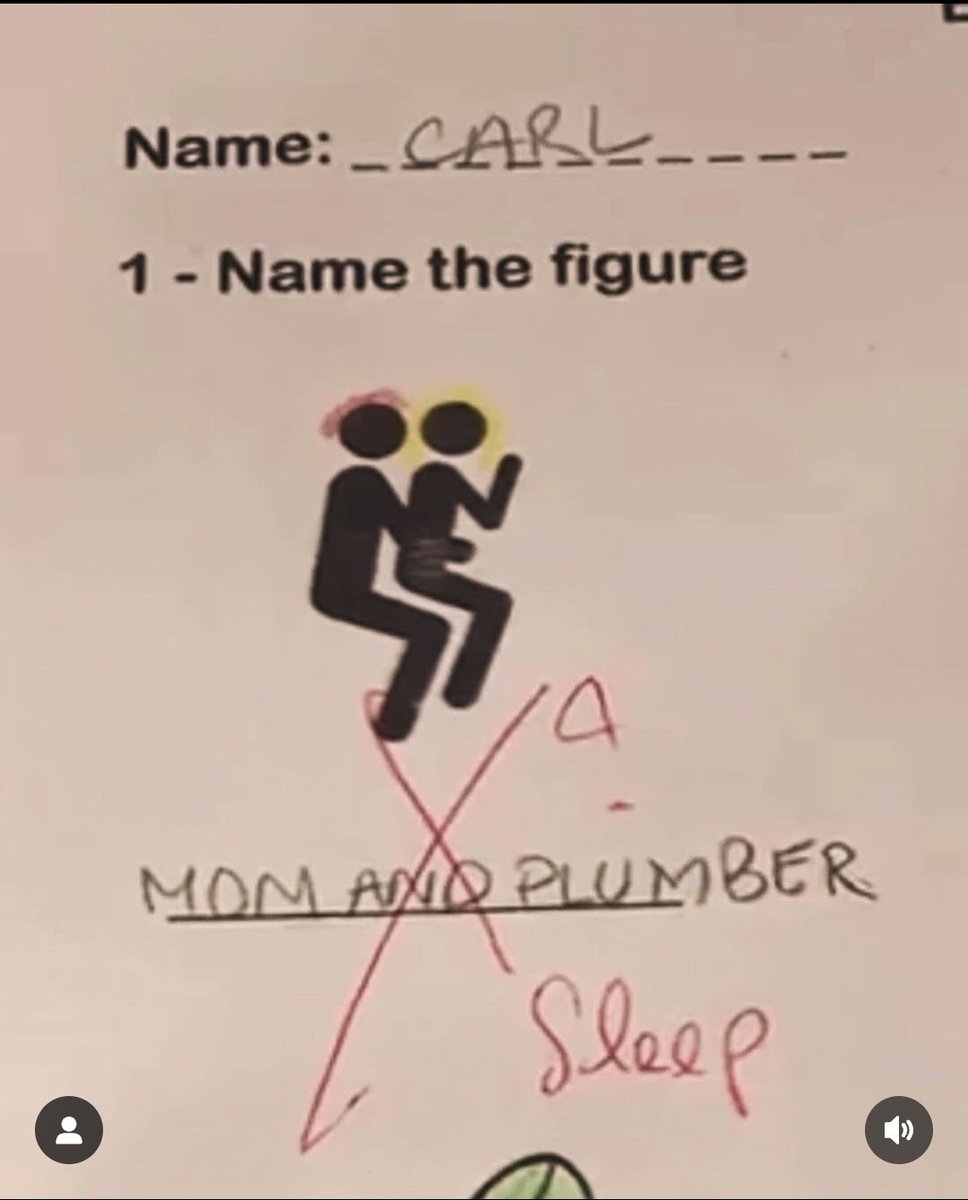 Ohhhh shit Carl, you just got mom in trouble.

Happy Friday yall!