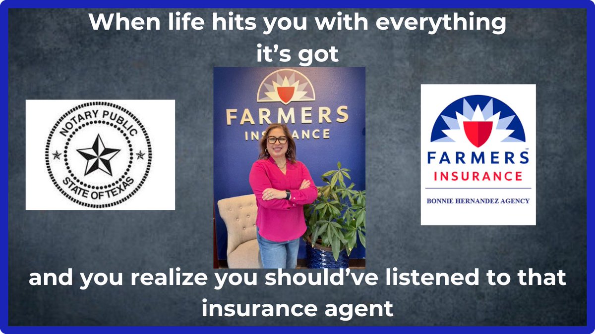 7959 Fredericksburg Rd. Ste. 207 San Antonio Tx.
210-615-7500 or 210-601-1302
bhernandez@farmersagent.com 
#farmersinsurance #insuranceagent #seguros #Texas #sanantonio #SA #TX #notarypublic #stateoftexas