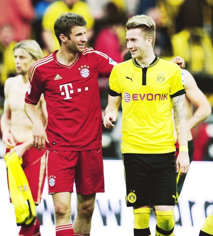 Thomas Müller on Reus' farewell post made by BVB on Instagram: 'Respect - admiration - shared experiences - thank you ♥️👏🙏'