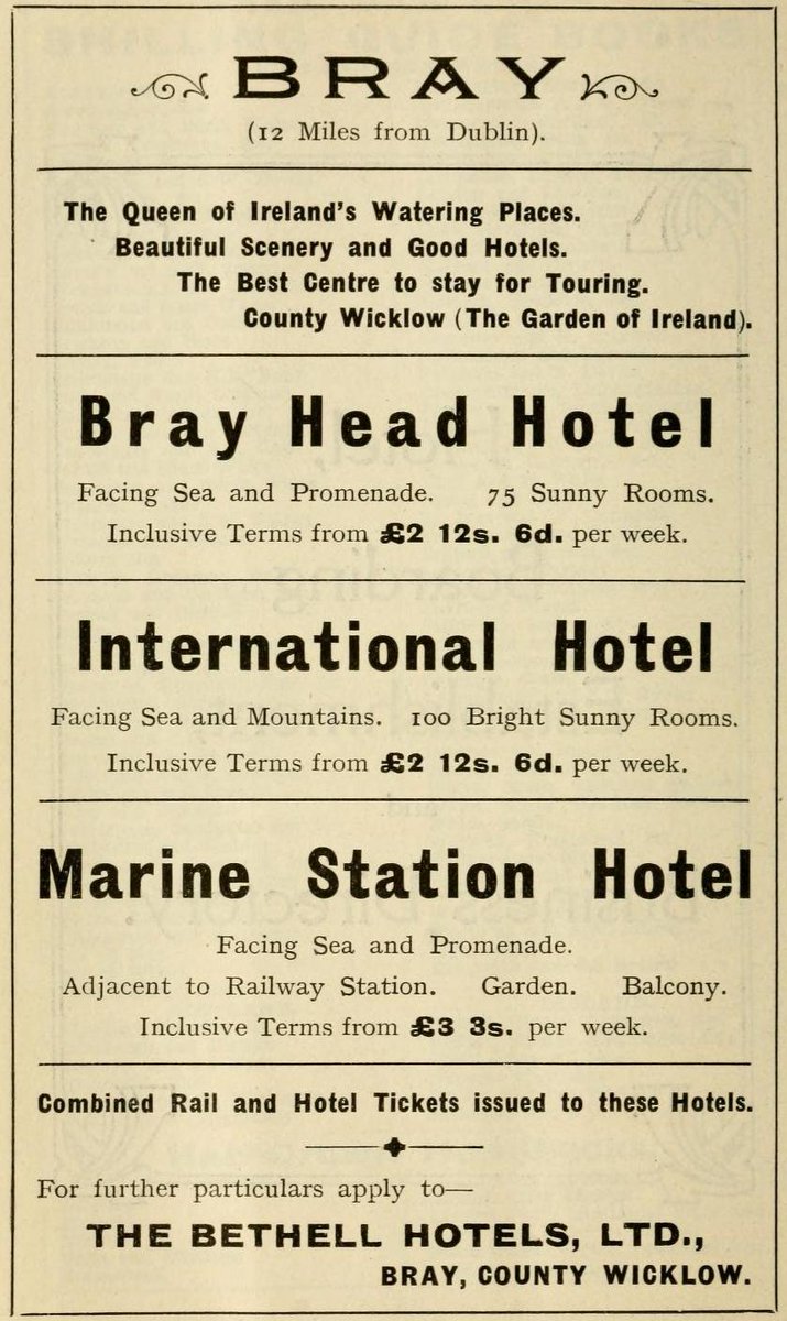 Old Bray hotels, Co. Wicklow #Ireland