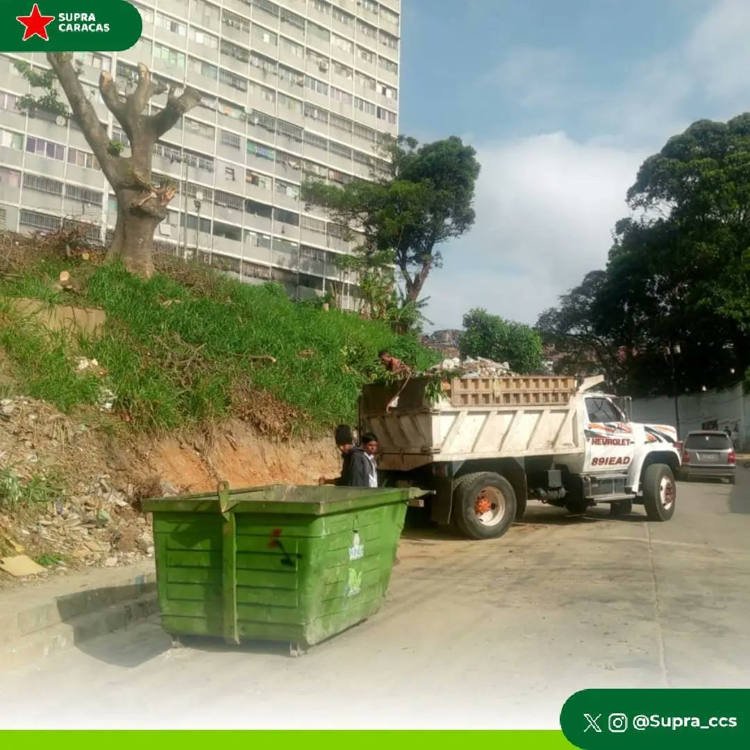 🍃🗑️En Supra Caracas nos importa el bienestar de los caraqueños y el cuidado del medio ambiente. 🚛Por eso, nos mantendremos siempre activos en la recolección de desechos sólidos, para garantizar una ciudad más limpia y sustentable. @AlcaldiaDCcs @gestionperfecta