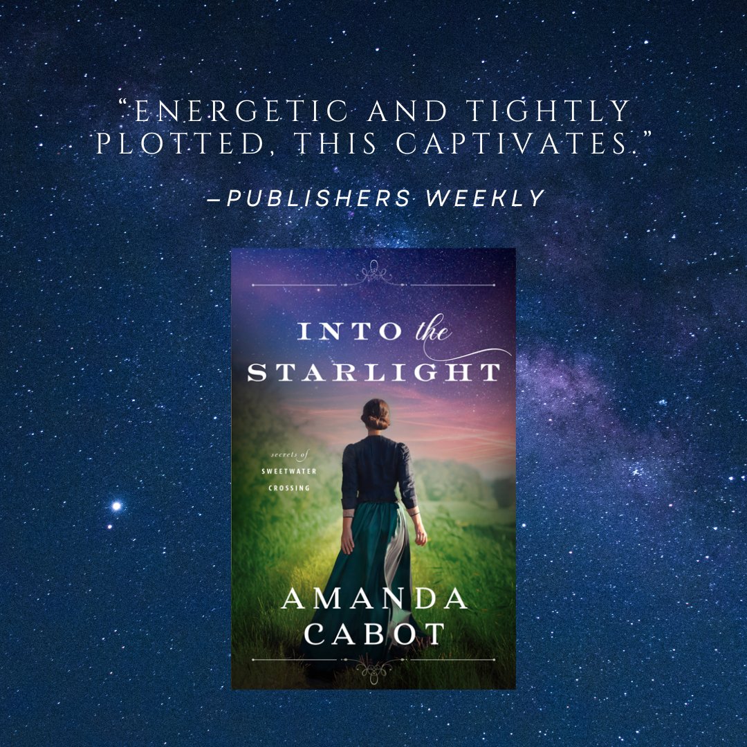 I just received the first review for #IntoTheStarlight, and what a great review it was! @PublishersWkly said, 'Energetic and tightly plotted, this captivates.'