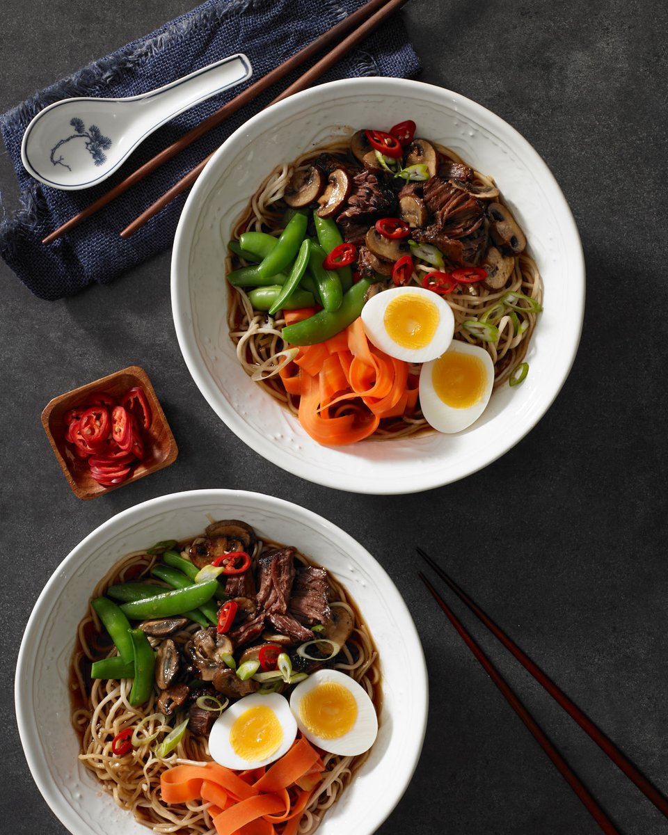 Eggs and crunchy vegetables join spicy beef and noodles to make this ramen bowl comfort food with a kick! bit.ly/3IFqfrt