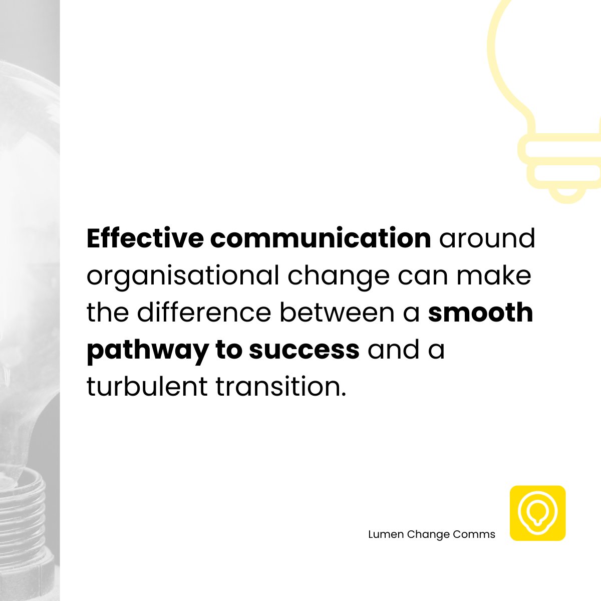 Effective communication around organisational change can make the difference between a smooth pathway to success and a turbulent transition.    
lumenchangecomms.com/2024/04/29/man… 
#InternalCommunication #ChangeManagement #OrganisationalChange