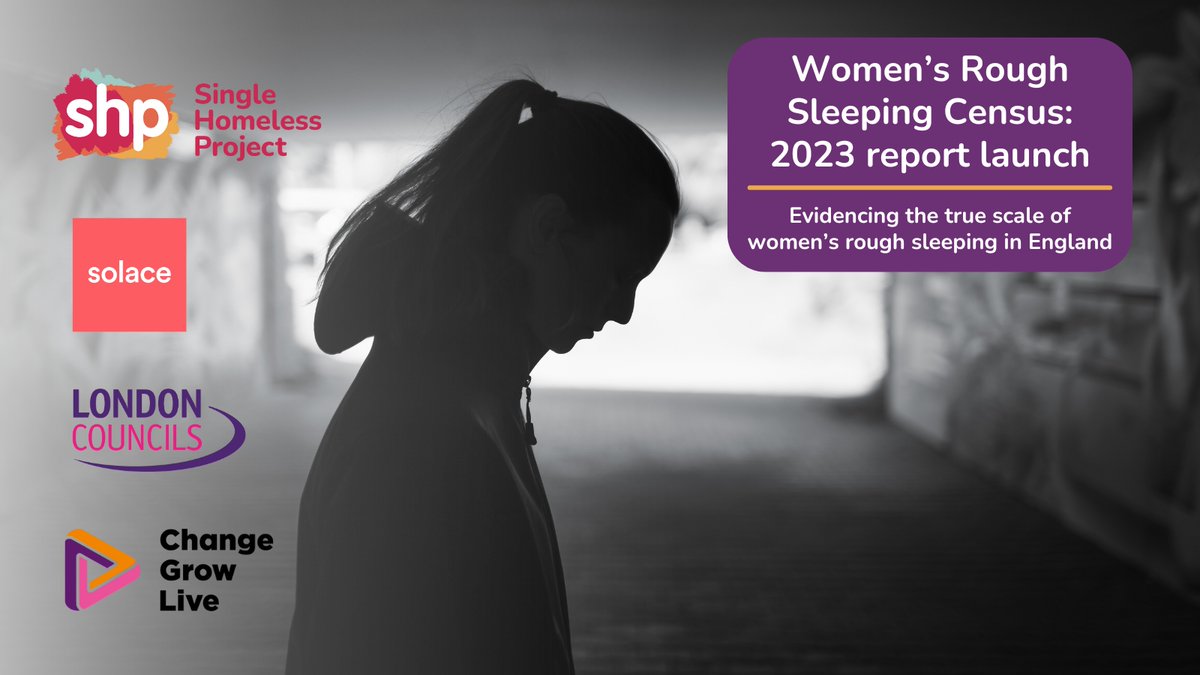 Join us on Tue, May 7, as we launch the 2023 Women's Rough Sleeping Census, a vital step in understanding and supporting women rough sleeping. We’ll be sharing results and findings of the census, and our recommendations to Government. RSVP today: bit.ly/3Uqt591