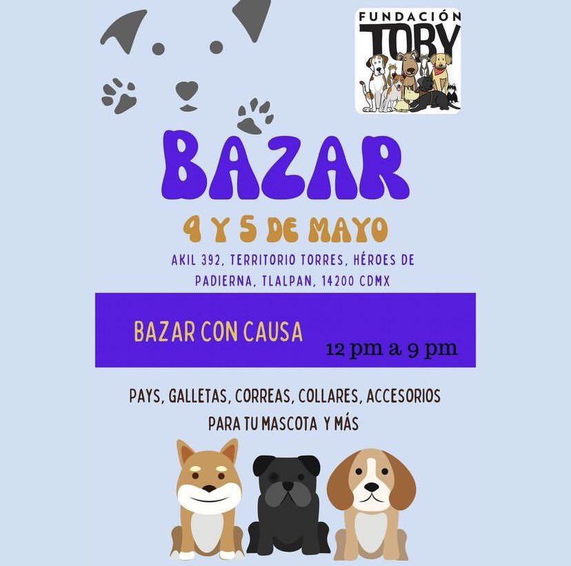 No se les olvide que mañana y el domingo estaremos en el bazar de Centro Ancora y @burrozebrac 🐶🩷🤘🏻 Para que se den una vuelta amigos 🙏🏻 Llevaremos postres, café y accesorios para sus perritos 🐶🩷